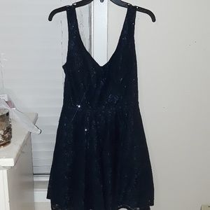 Navy Blue Homecoming/Prom Dress